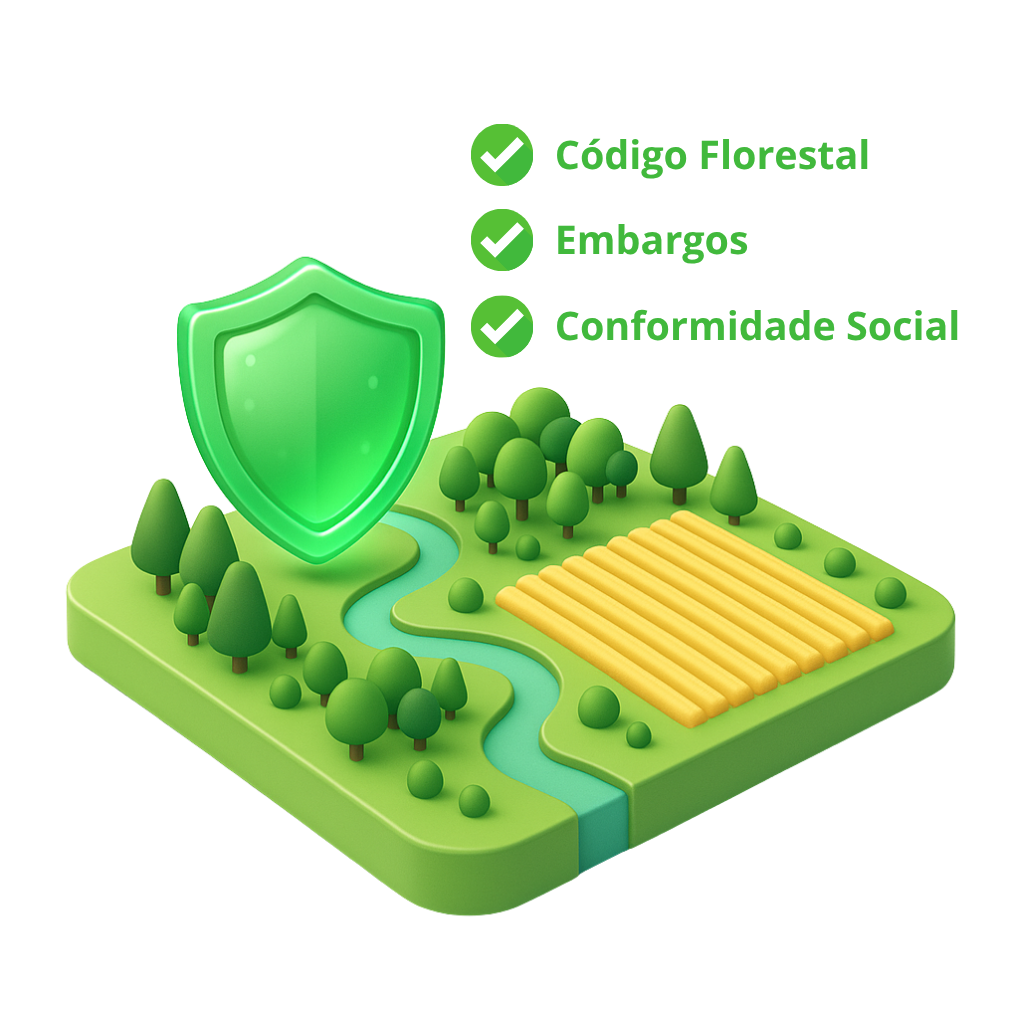 Ilustração do Módulo ESG & Conformidade